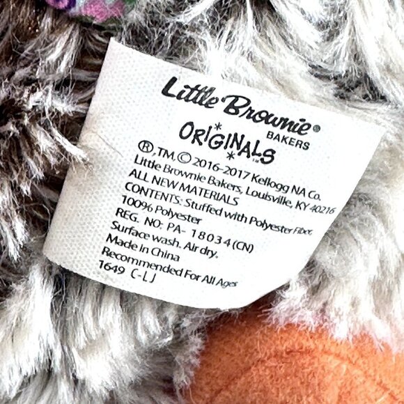 Little Brownie Owl Plush Stuffed Animal Girl Scouts 100 Years Cookies - Picture 6 of 7